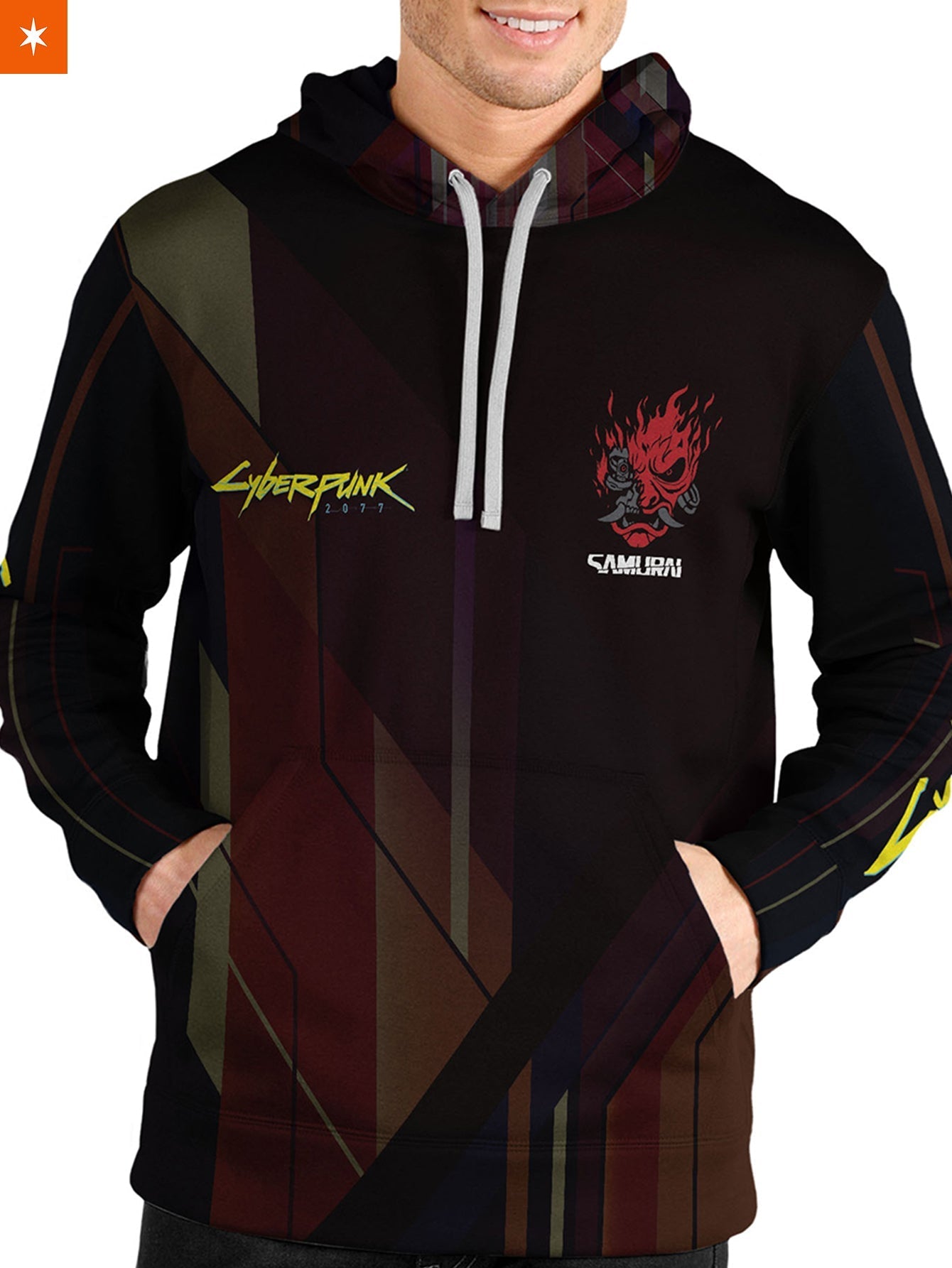 Fandomaniax - Oni Cyberpunk 2077 Unisex Pullover Hoodie