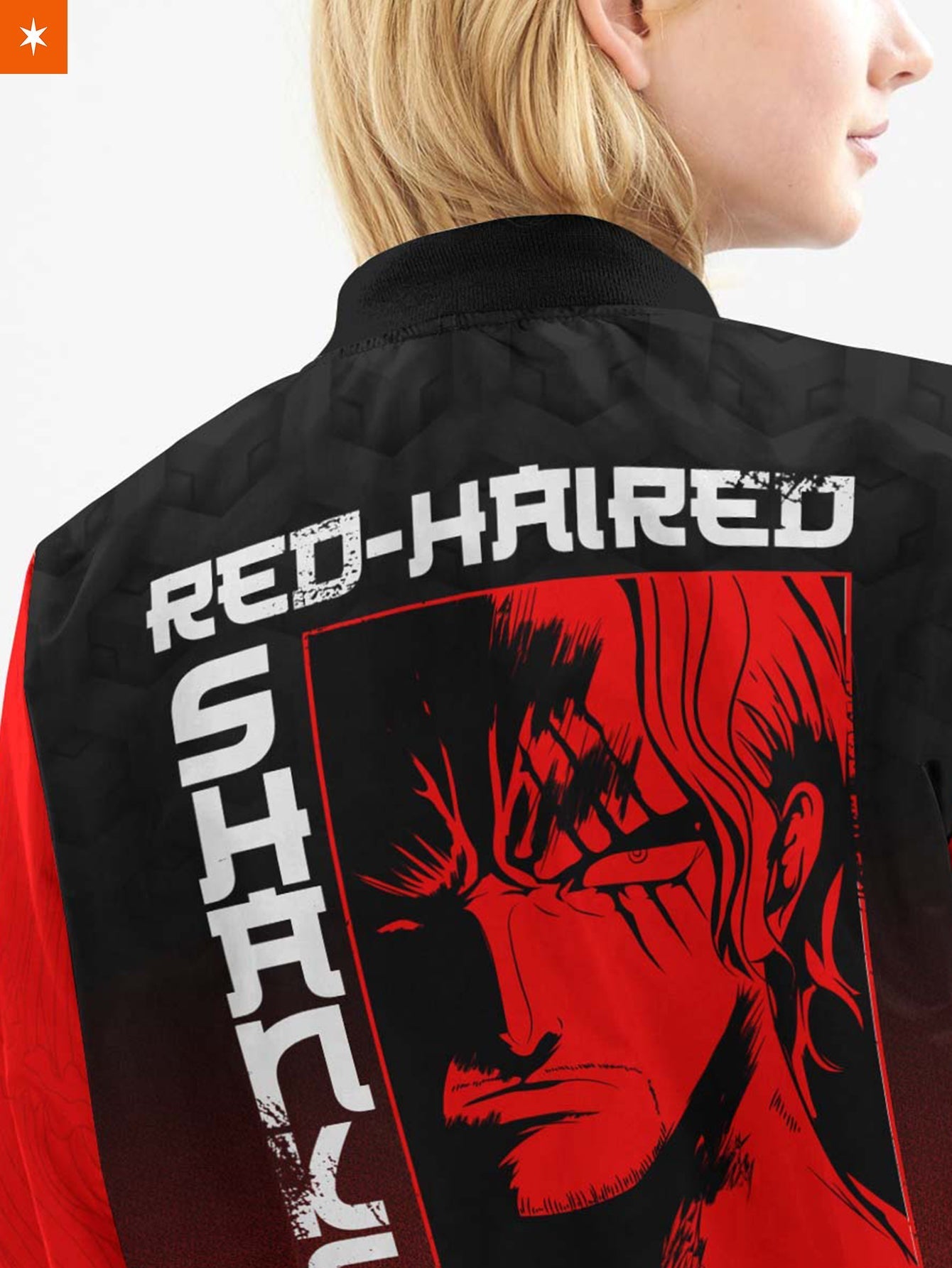 Fandomaniax - OP Grim Red hair Bomber Jacket