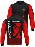 Fandomaniax - OP Grim Red hair Bomber Jacket