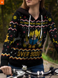 Fandomaniax - Over 9000 Christmas Unisex Zipped Hoodie