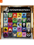 Fandomaniax - Overwatch Heroes Quilt Blanket