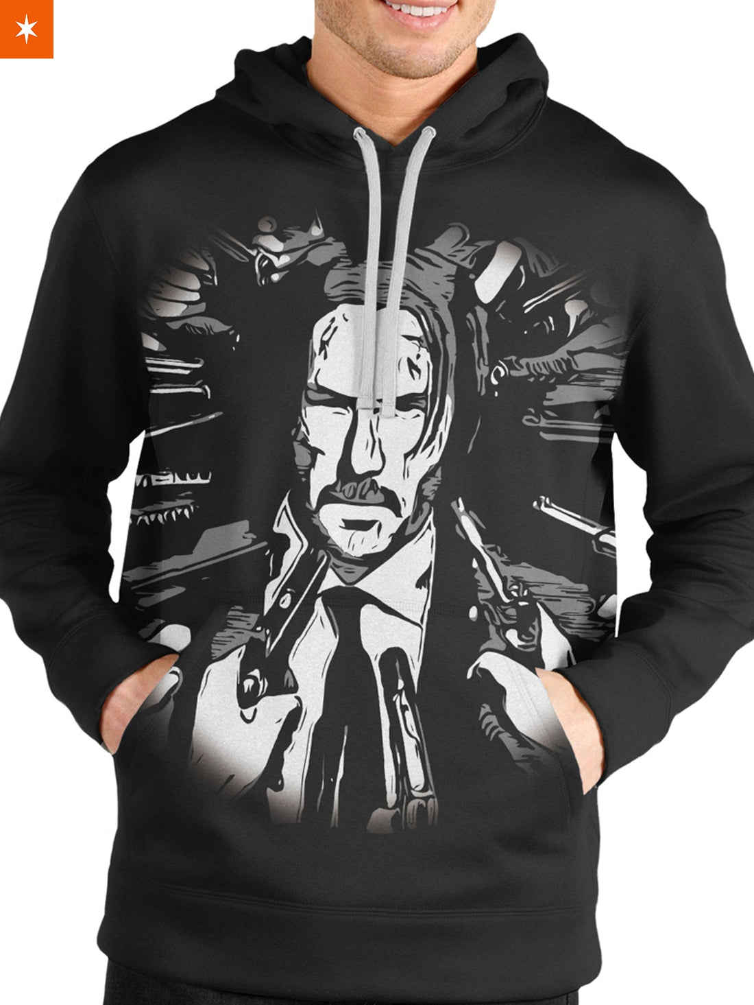 Fandomaniax - Parabellum Unisex Pullover Hoodie