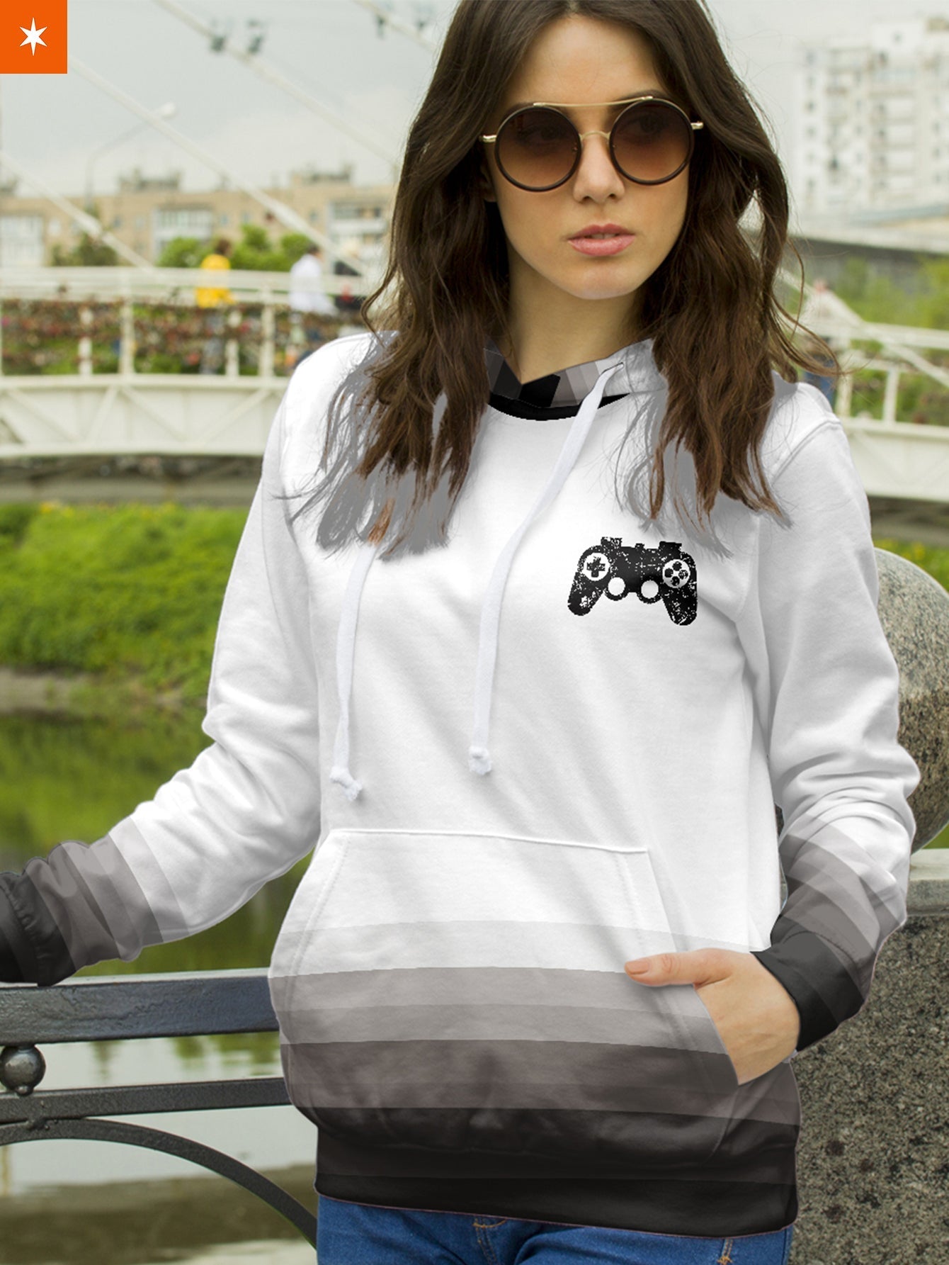 Fandomaniax - Paused Game Unisex Pullover Hoodie