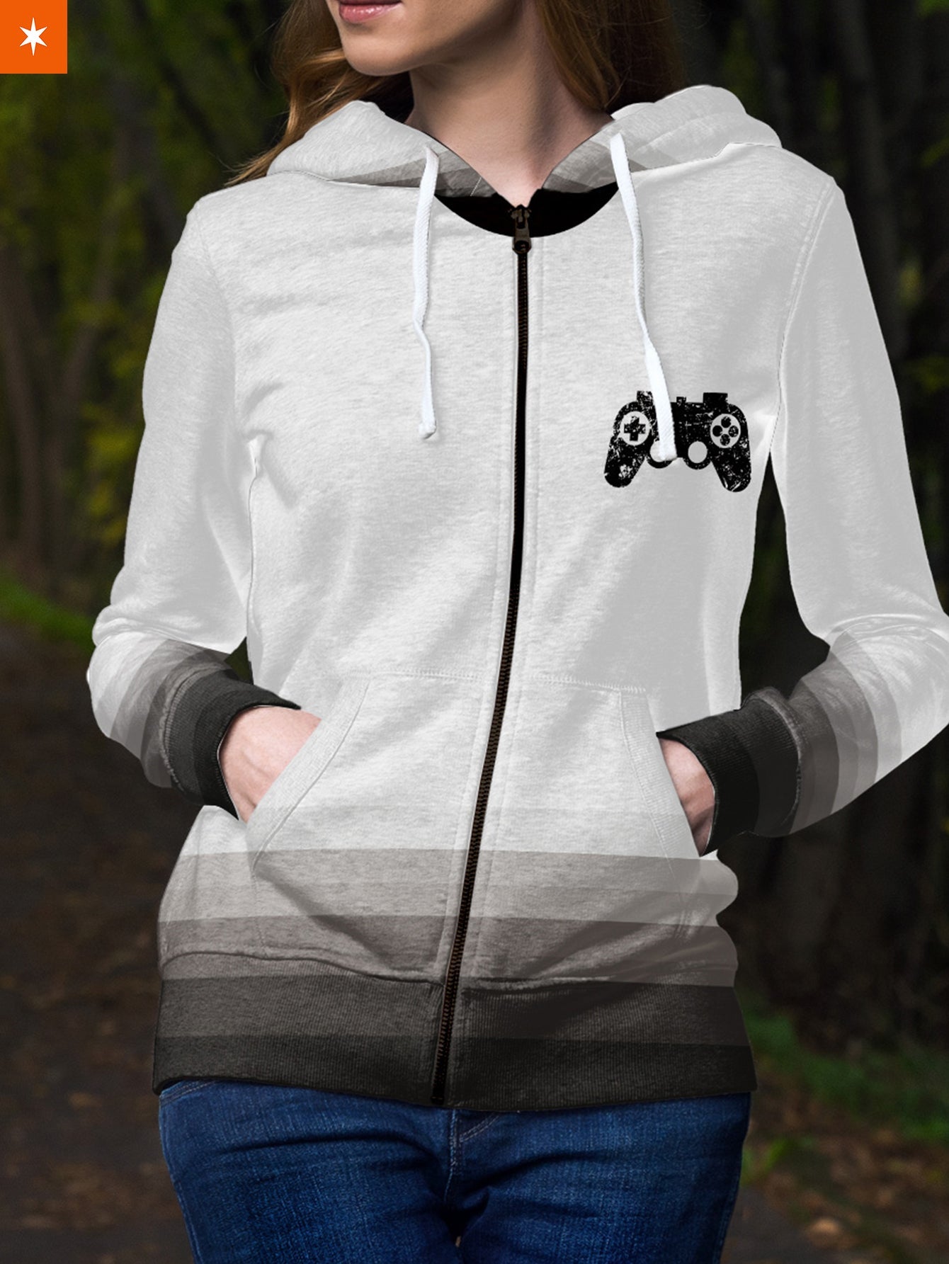 Fandomaniax - Paused Game Unisex Zipped Hoodie