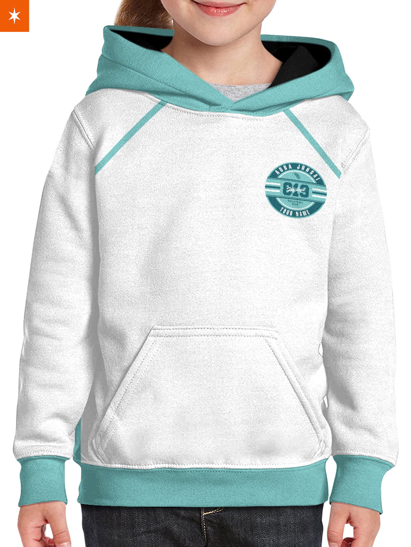 Fandomaniax - Personalized 819 Aoba Johsai Kids Unisex Pullover Hoodie