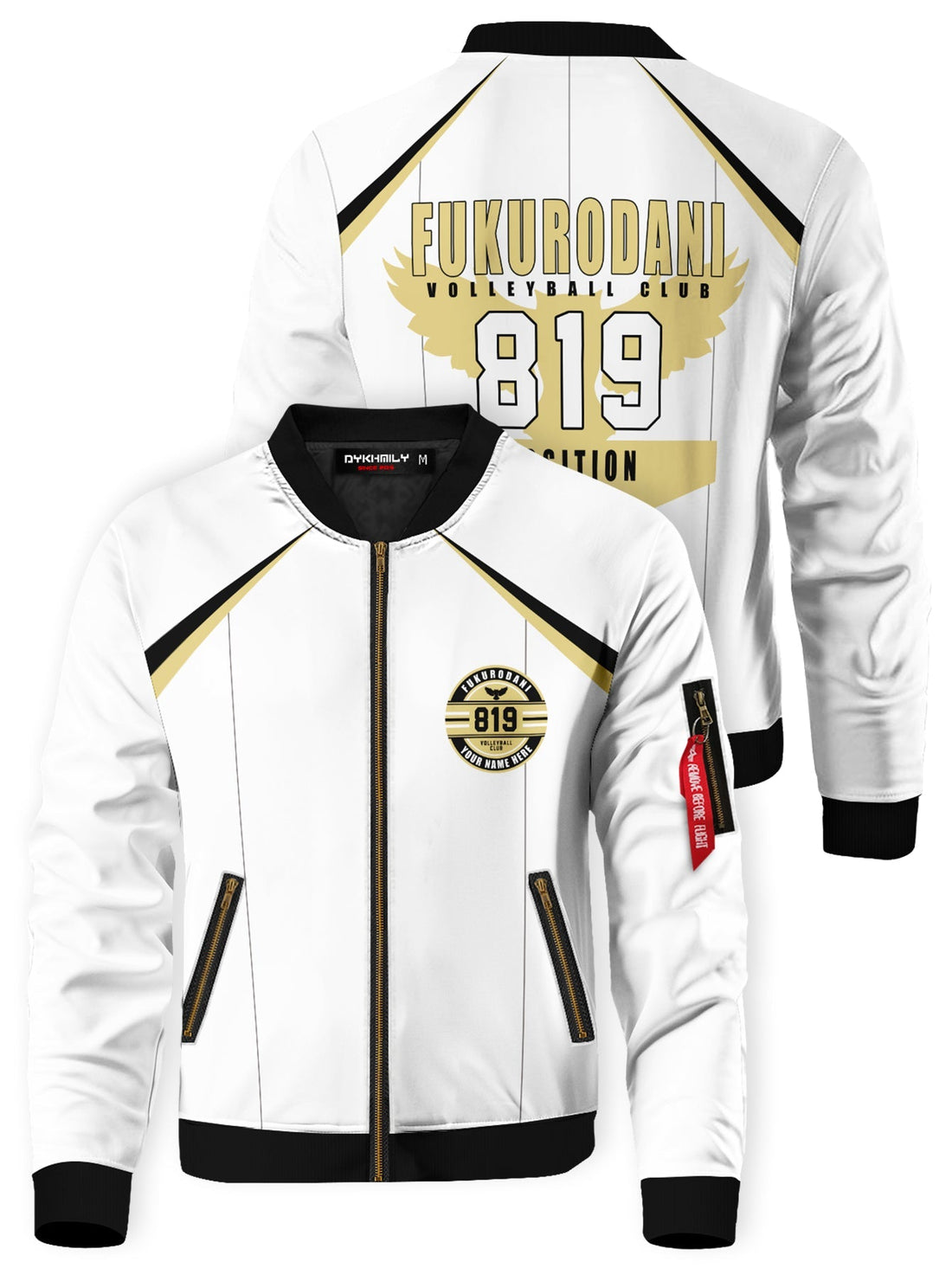 Fandomaniax - Personalized 819 Fukurodani Bomber Jacket