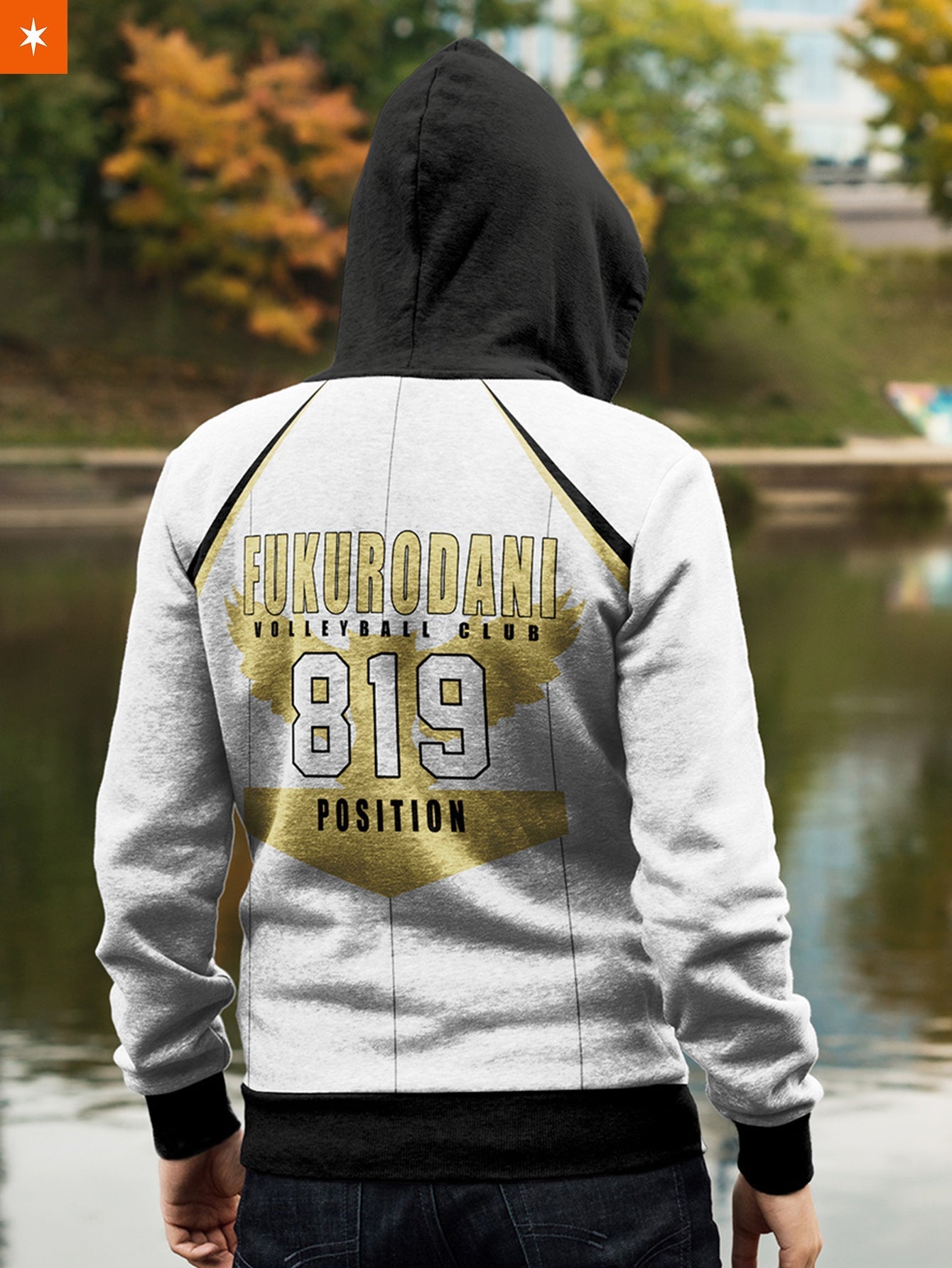 Fandomaniax - Personalized 819 Fukurodani Unisex Zipped Hoodie