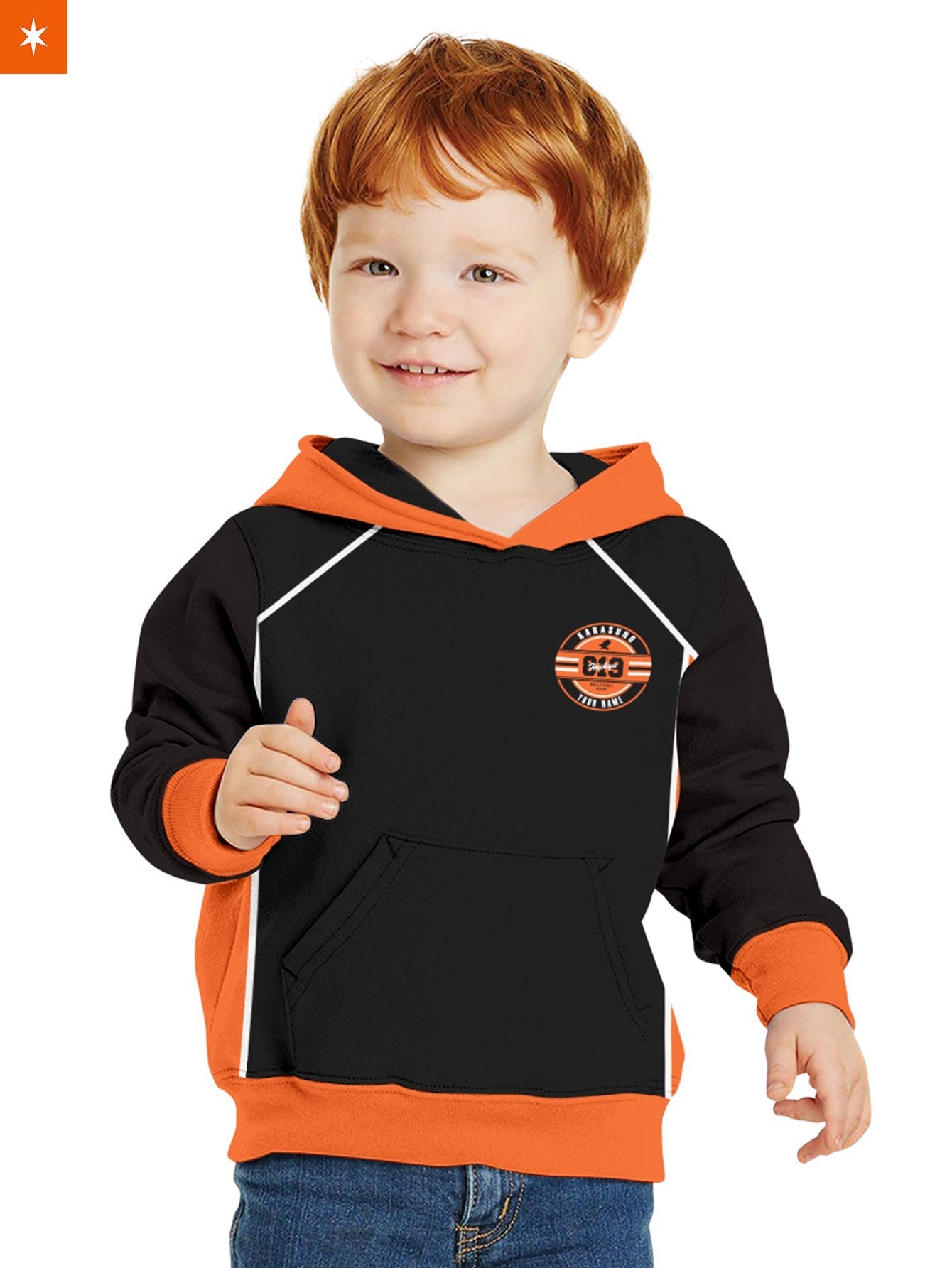 Fandomaniax - Personalized 819 Karasuno Kids Unisex Pullover Hoodie