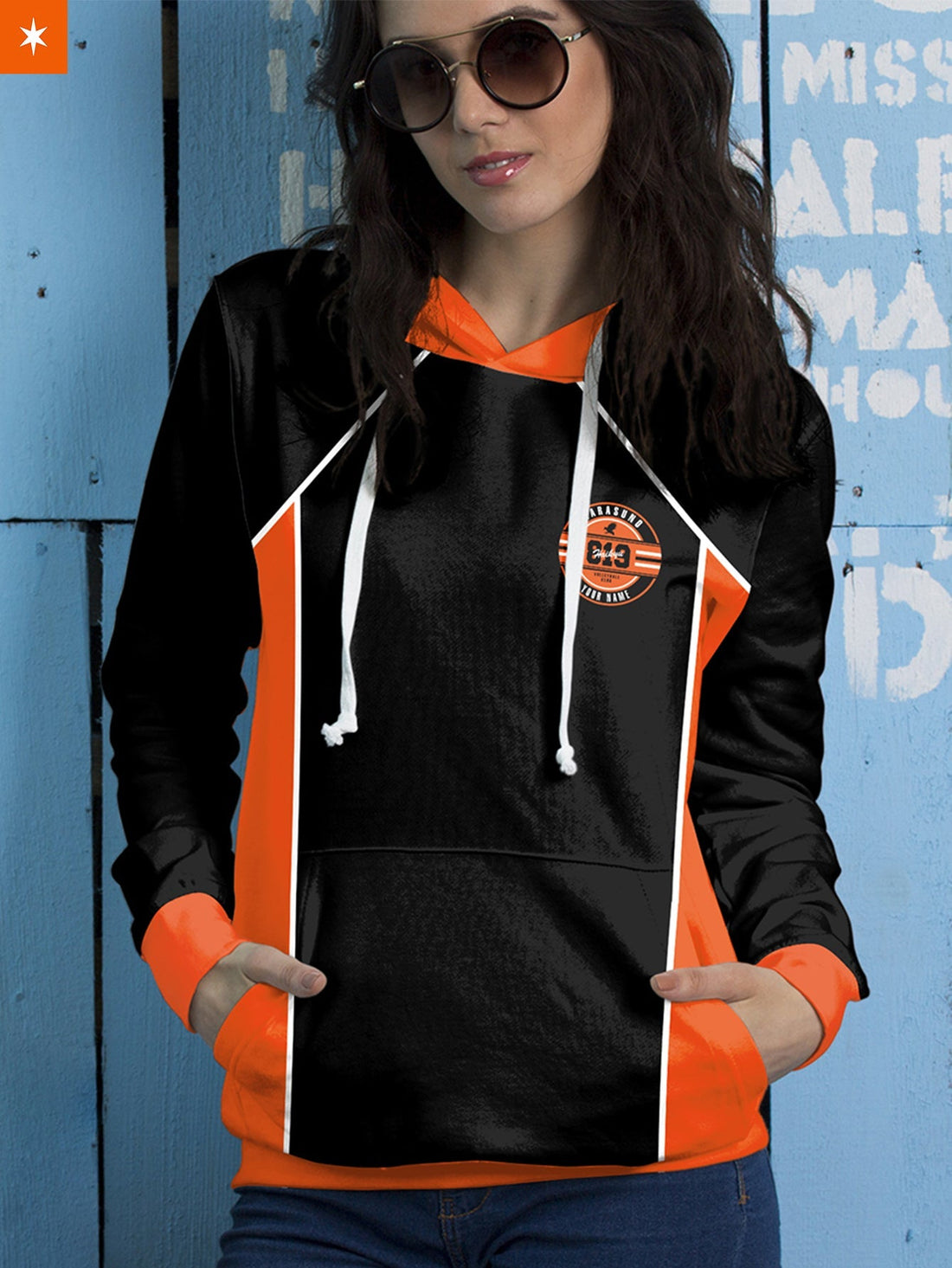 Fandomaniax - Personalized 819 Karasuno Unisex Pullover Hoodie