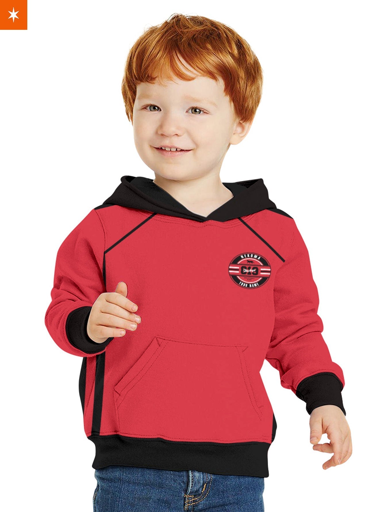 Fandomaniax - Personalized 819 Nekoma Kids Unisex Pullover Hoodie