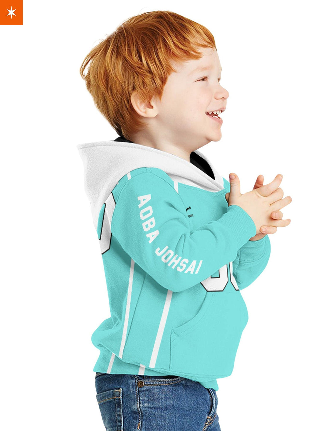 Fandomaniax - Personalized Aoba Johsai Libero Kids Unisex Pullover Hoodie