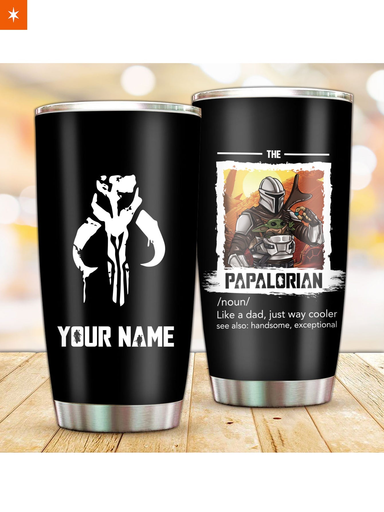 Fandomaniax - Personalized Best Dada in Galaxy Tumbler