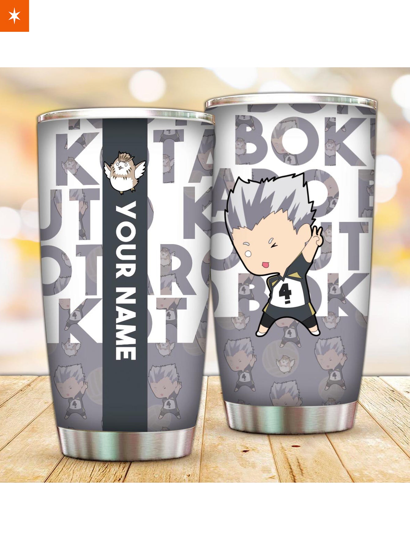 Fandomaniax - Personalized Chibi Bokuto Tumbler