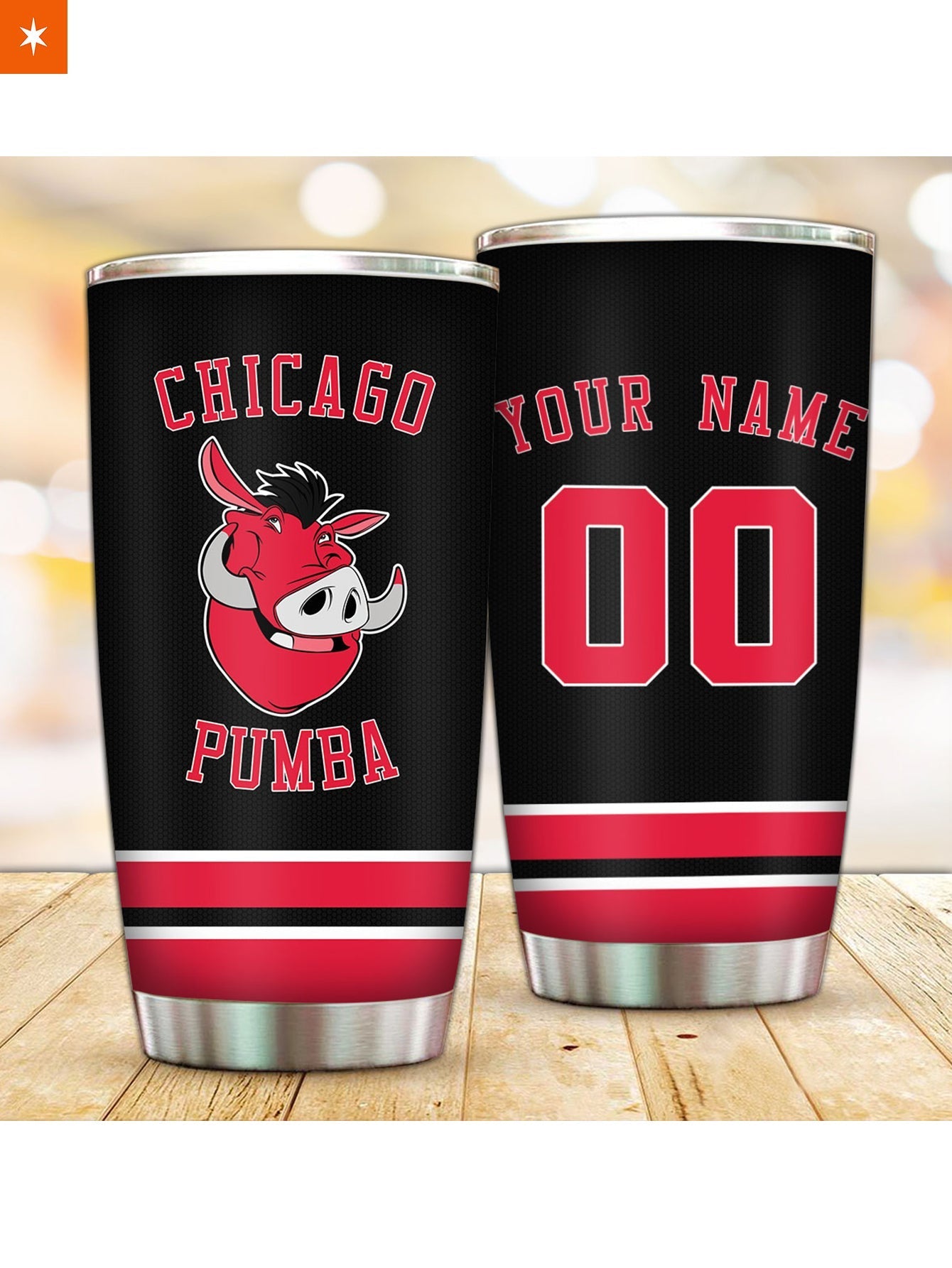 Fandomaniax - Personalized Chicago Pumba Tumbler