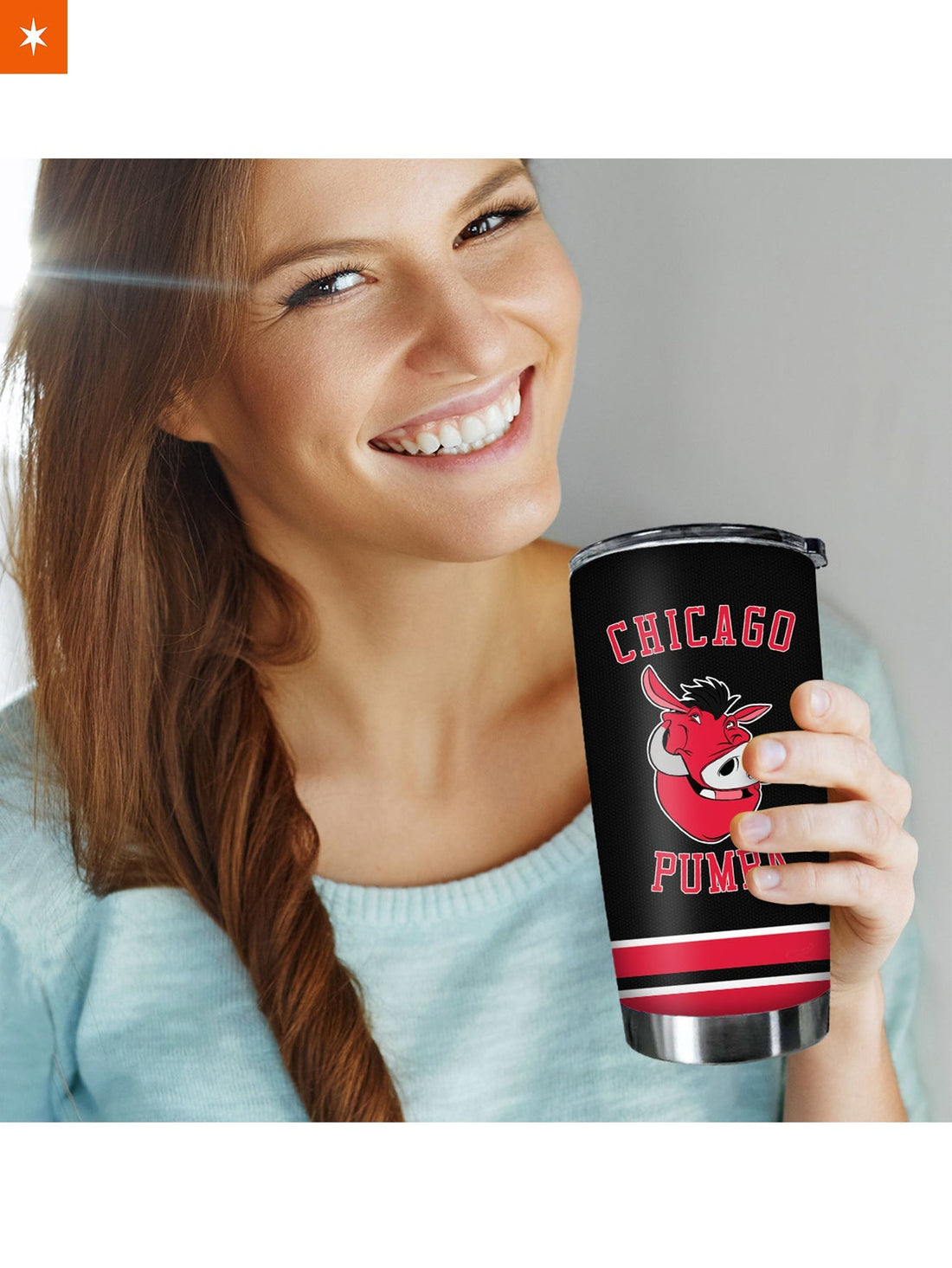 Fandomaniax - Personalized Chicago Pumba Tumbler