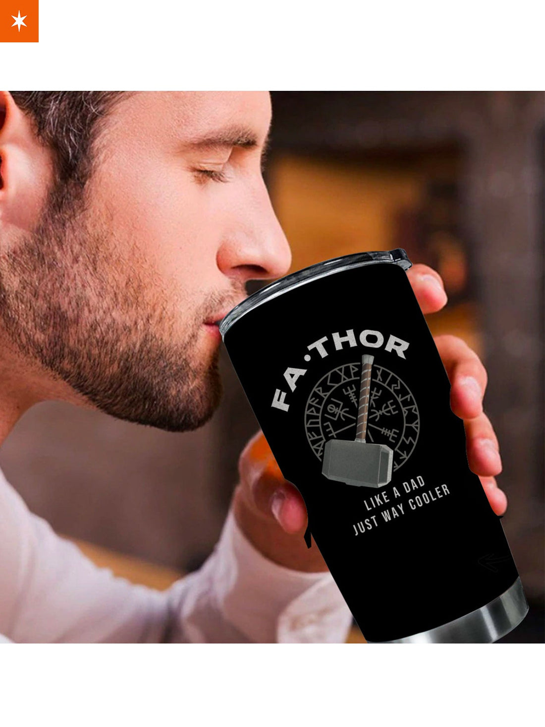 Fandomaniax - Personalized Cool Fathor Tumbler