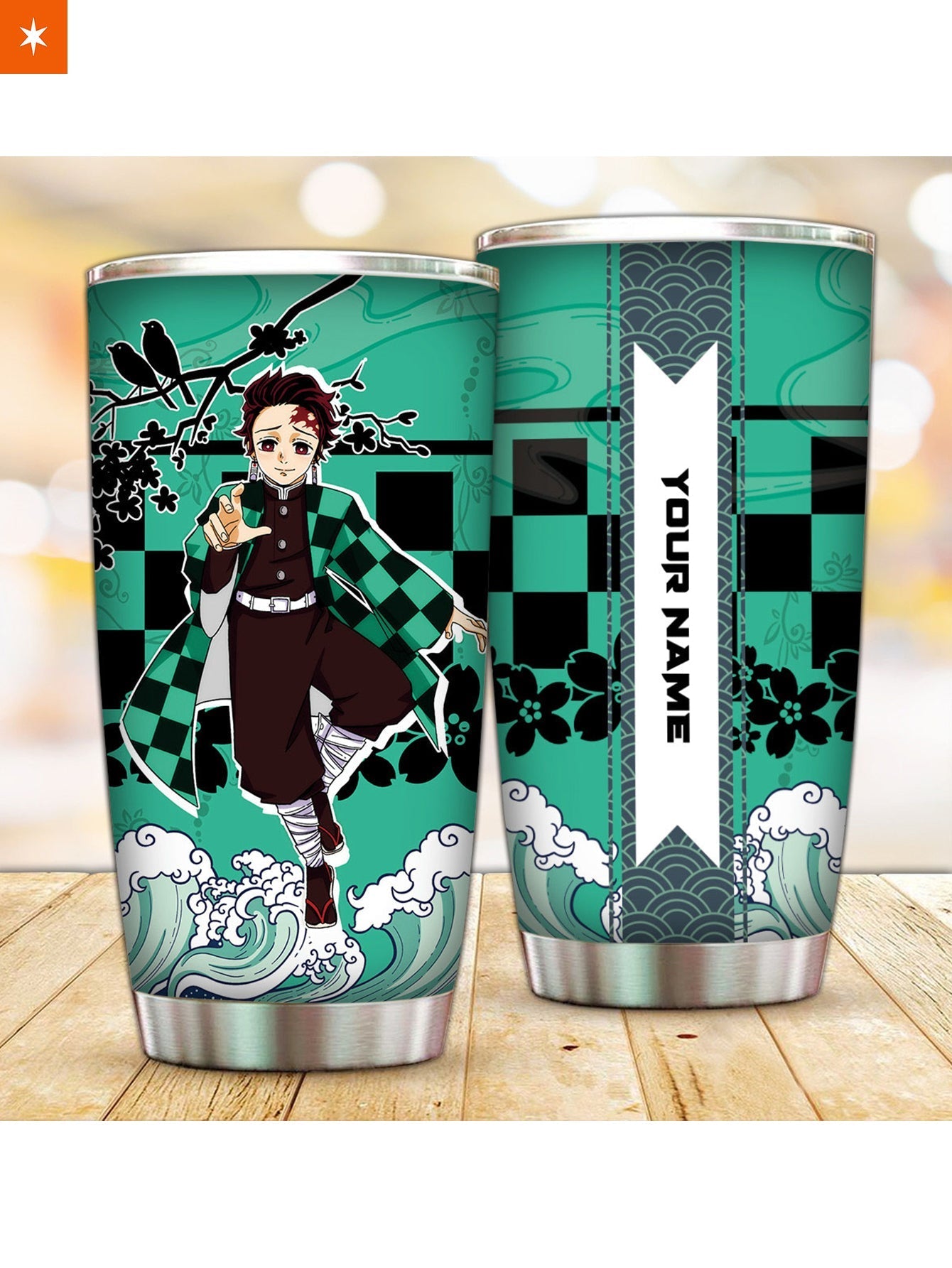 Fandomaniax - Personalized Dreamy Tanjiro Tumbler