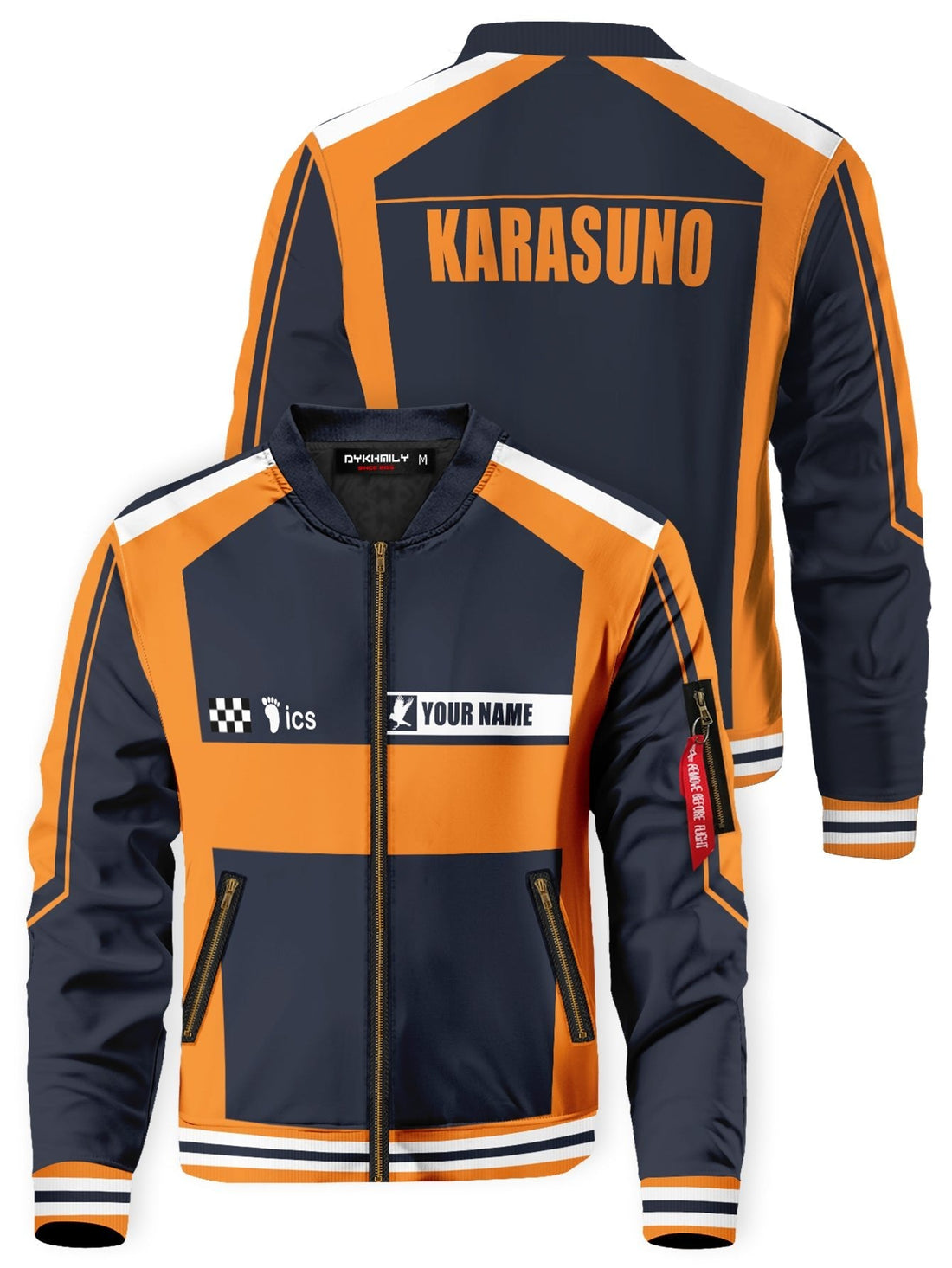 Fandomaniax - Personalized F1 Karasuno Bomber Jacket