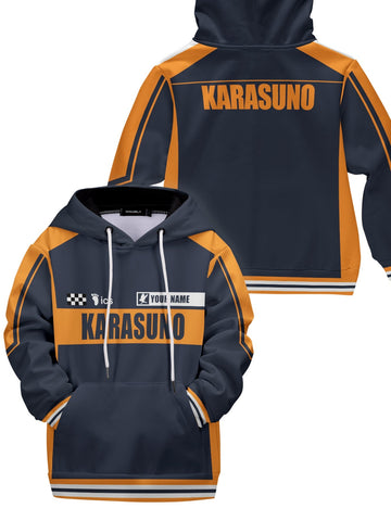 Fandomaniax - Personalized F1 Karasuno Kids Unisex Pullover Hoodie