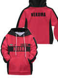 Fandomaniax - Personalized F1 Nekoma Kids Unisex Pullover Hoodie