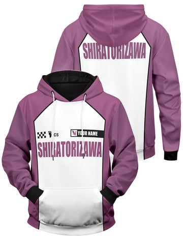 Fandomaniax - Personalized F1 Shiratorizawa Unisex Pullover Hoodie