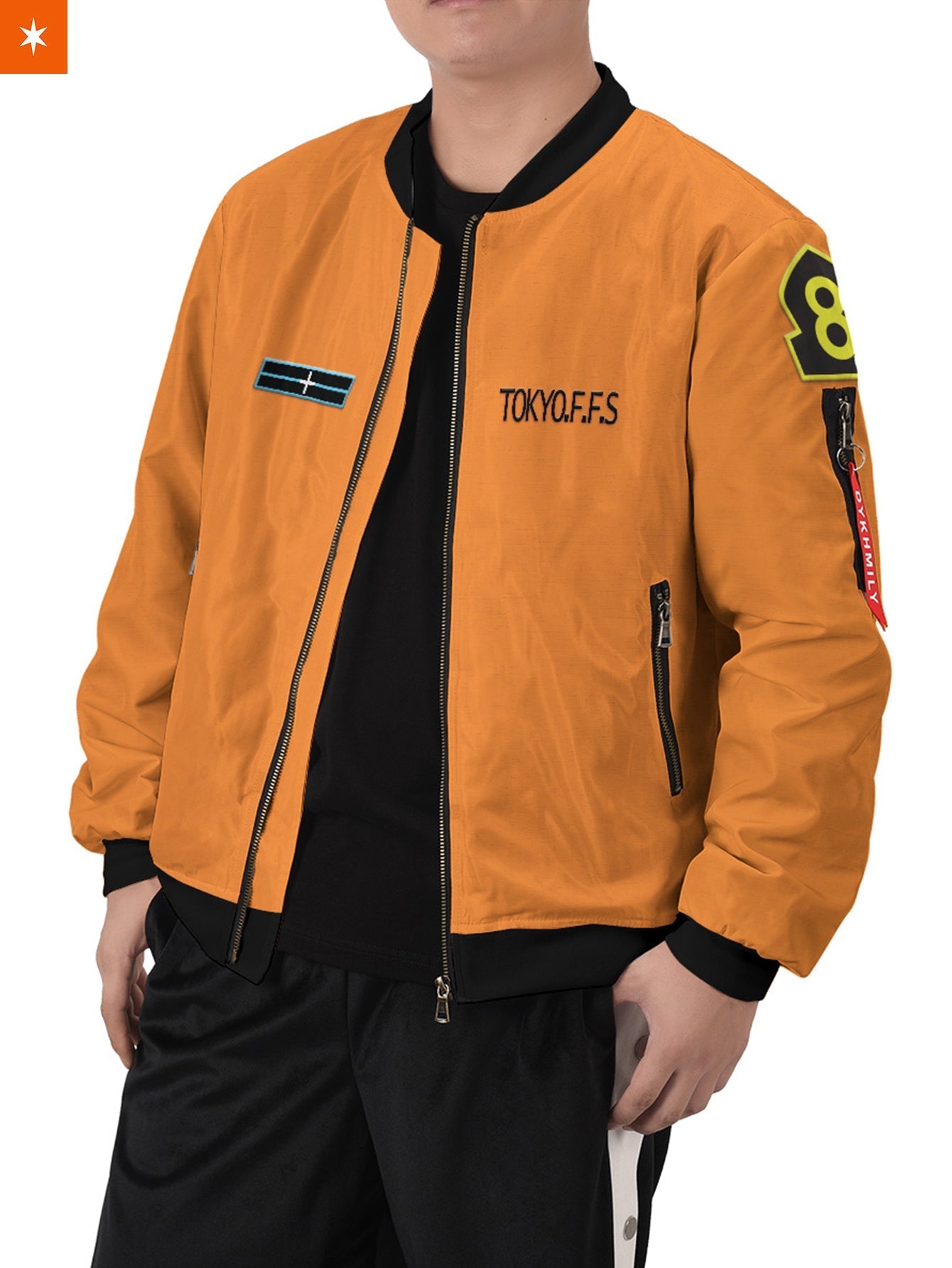 Fandomaniax - Personalized Fire Force Company 8 Bomber Jacket