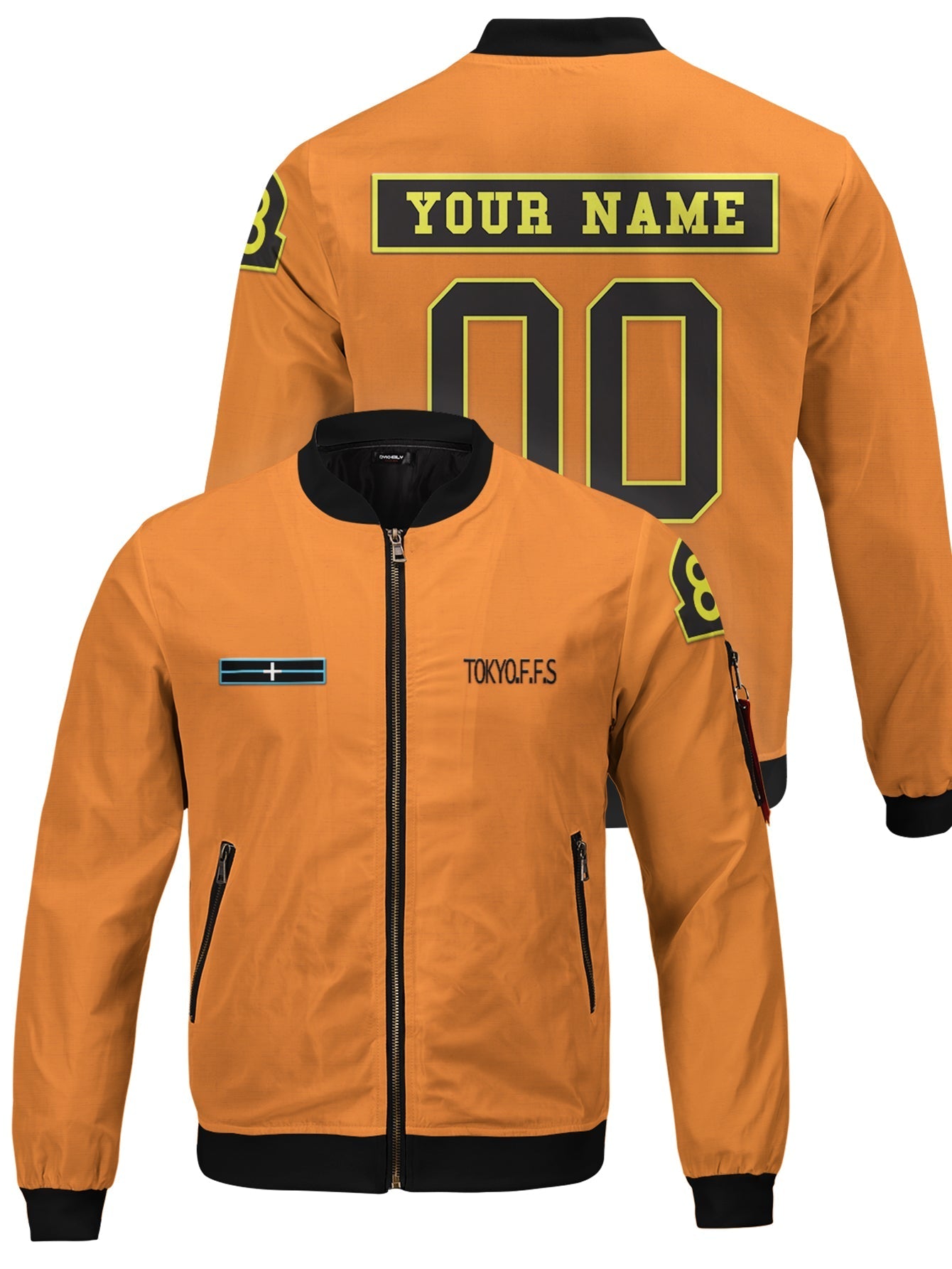 Fandomaniax - Personalized Fire Force Company 8 Bomber Jacket