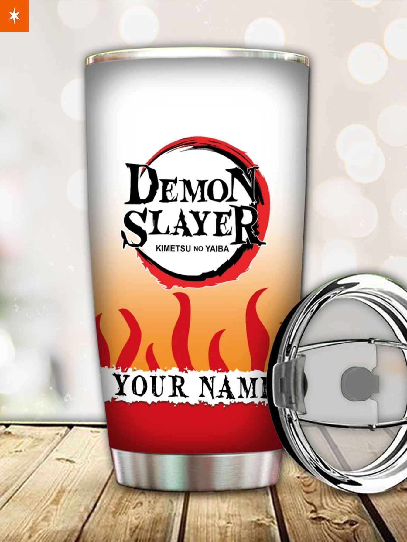 Fandomaniax - Personalized Fire Hashira Tumbler