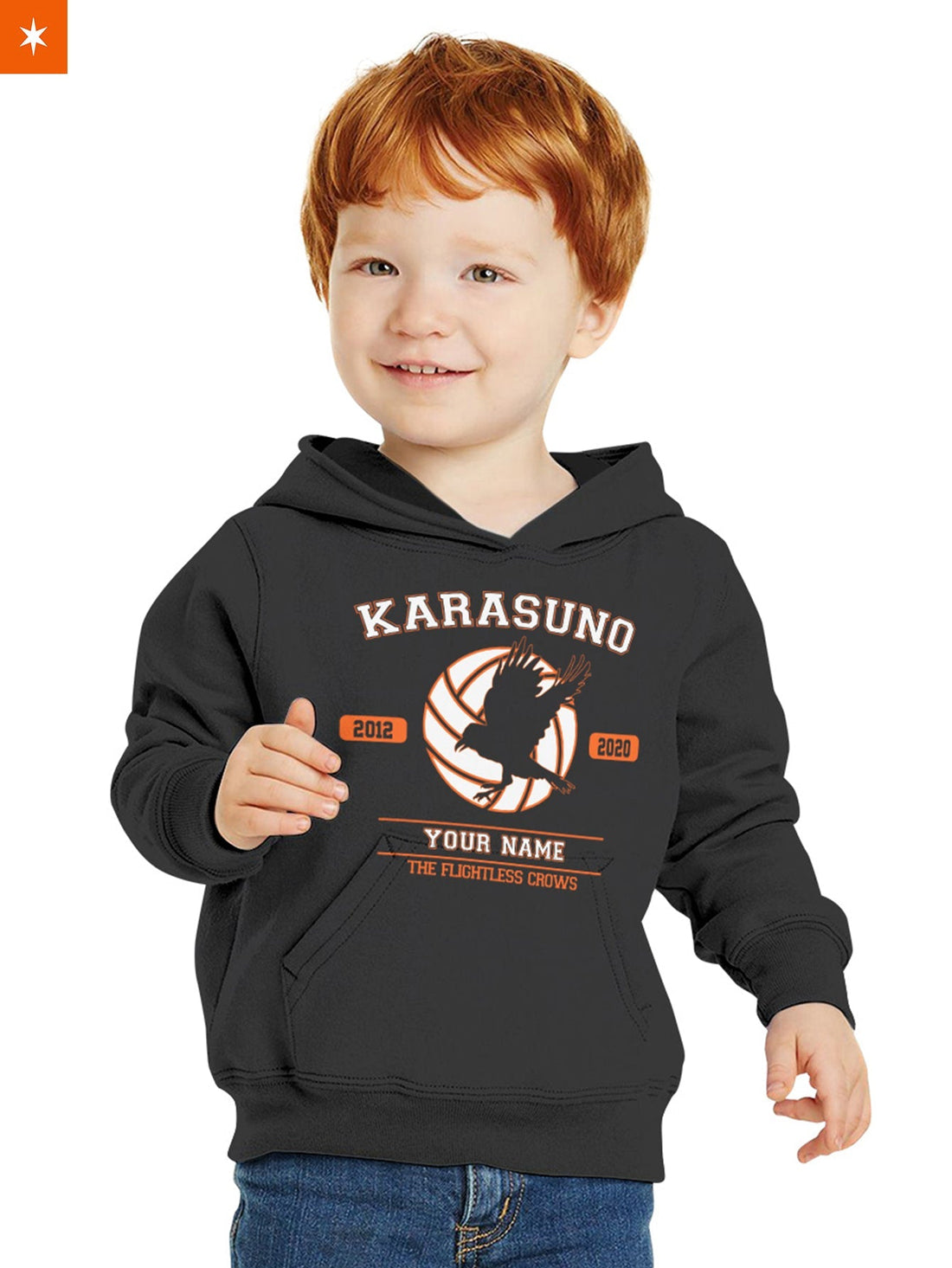 Fandomaniax - Personalized Flightless Crows Kids Unisex Pullover Hoodie