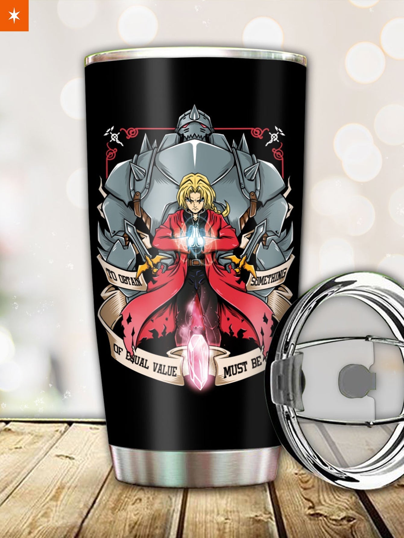 Fandomaniax - Personalized Full of Alchemy Tumbler