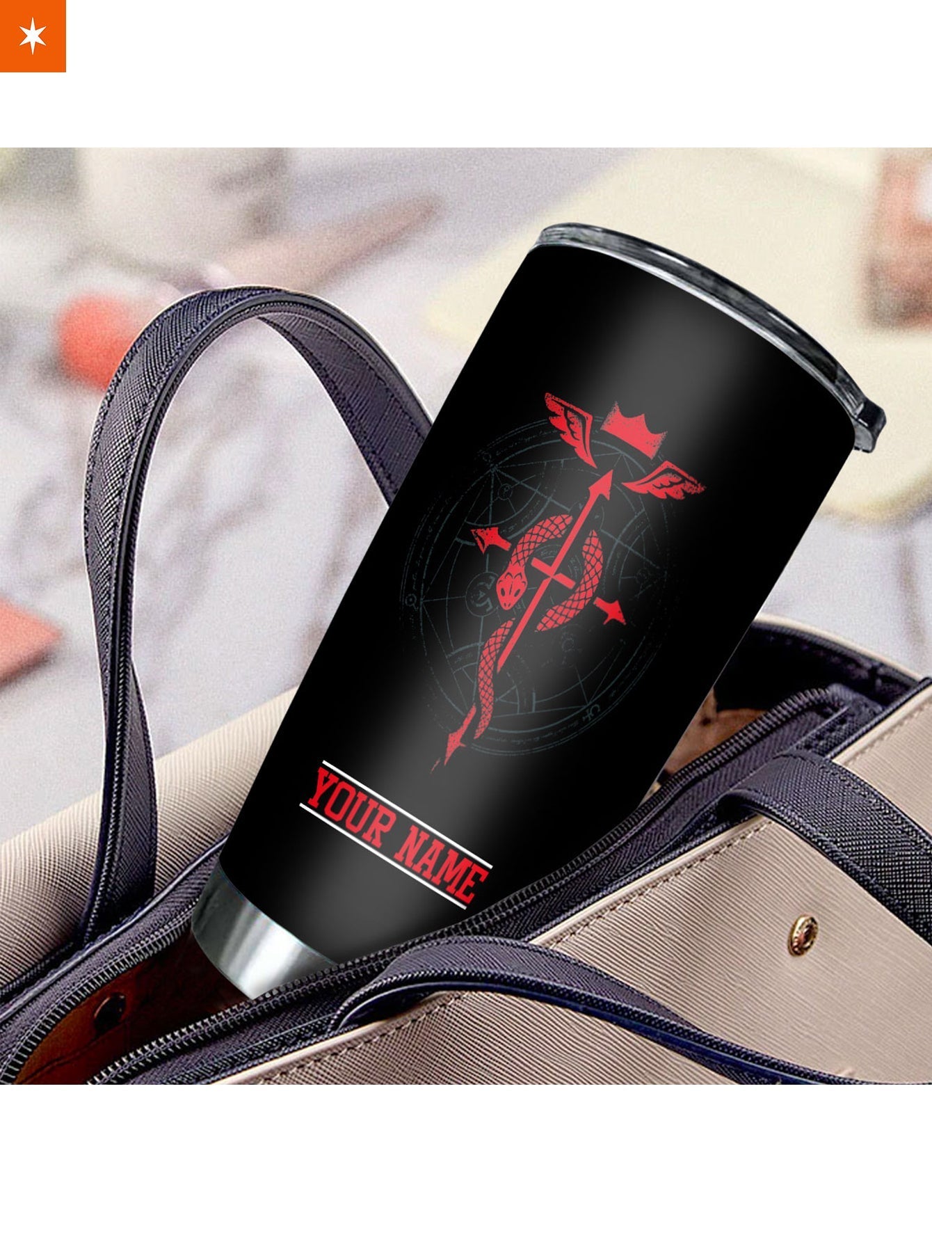 Fandomaniax - Personalized Full of Alchemy Tumbler