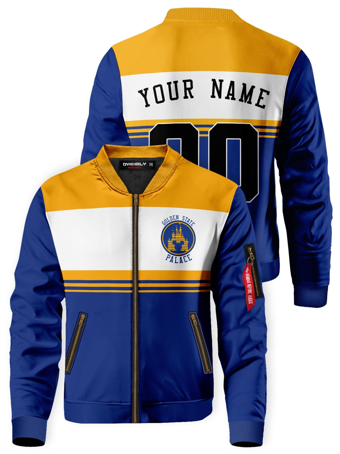 Fandomaniax - Personalized Golden State Palace Bomber Jacket