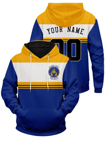 Fandomaniax - Personalized Golden State Palace Unisex Pullover Hoodie