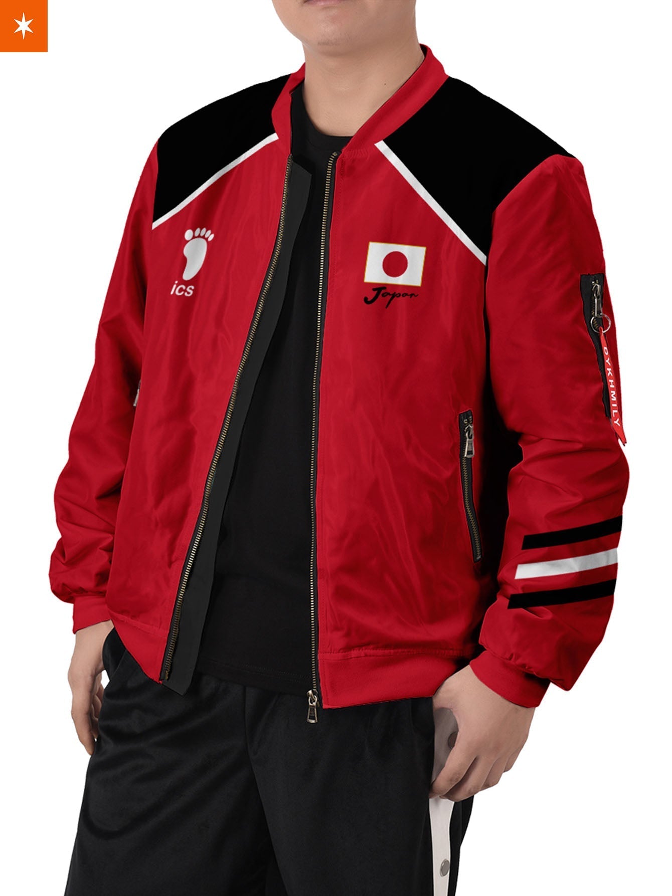 Fandomaniax - Personalized Haikyuu National Team Bomber Jacket