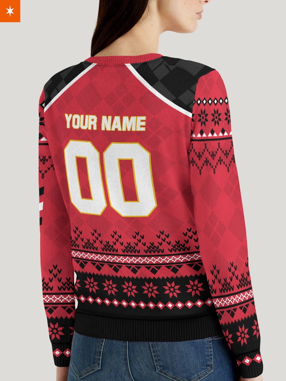 Fandomaniax - Personalized Haikyuu National Team Christmas Unisex Wool Sweater