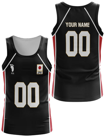 Fandomaniax - Personalized Haikyuu National Team Libero Unisex Tank Tops