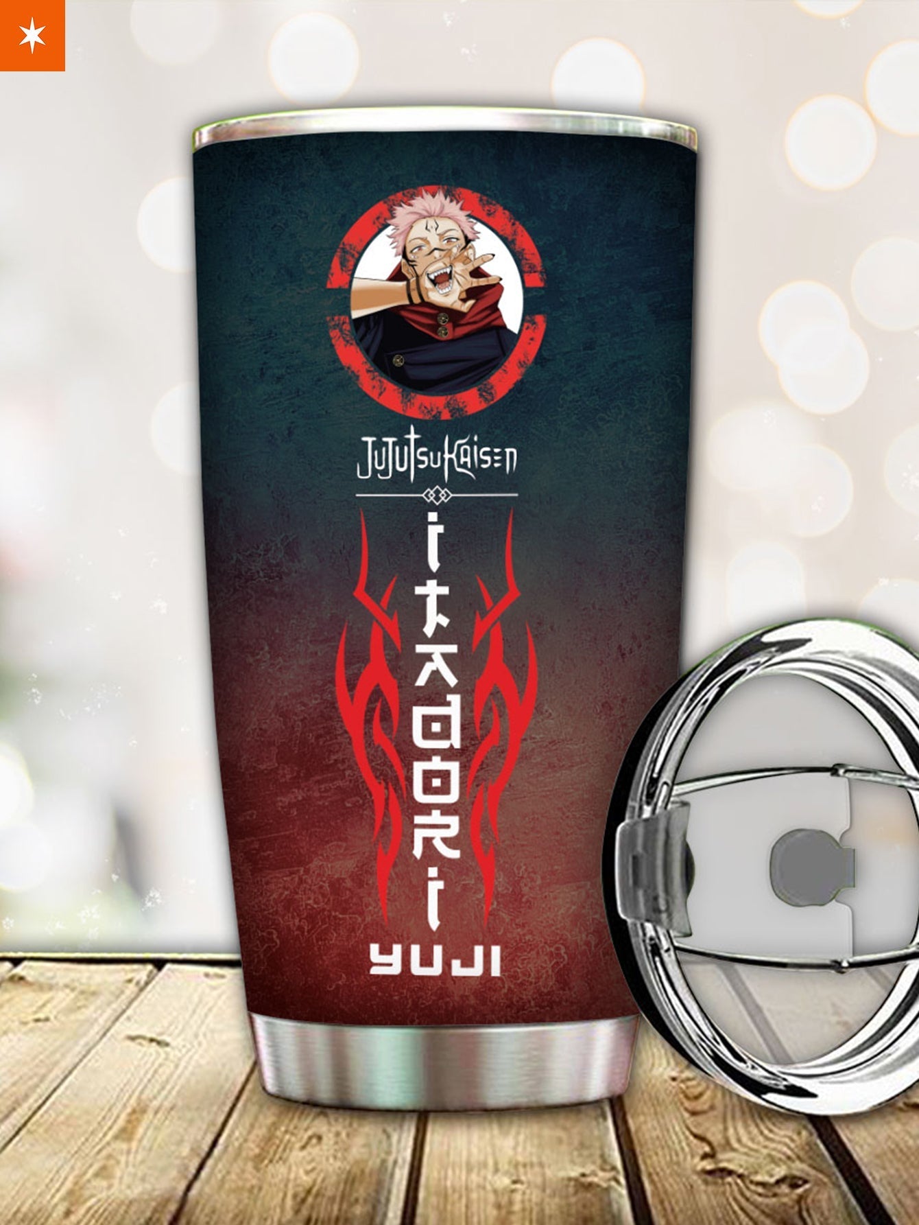 Fandomaniax - Personalized Half Demon Yuji Tumbler