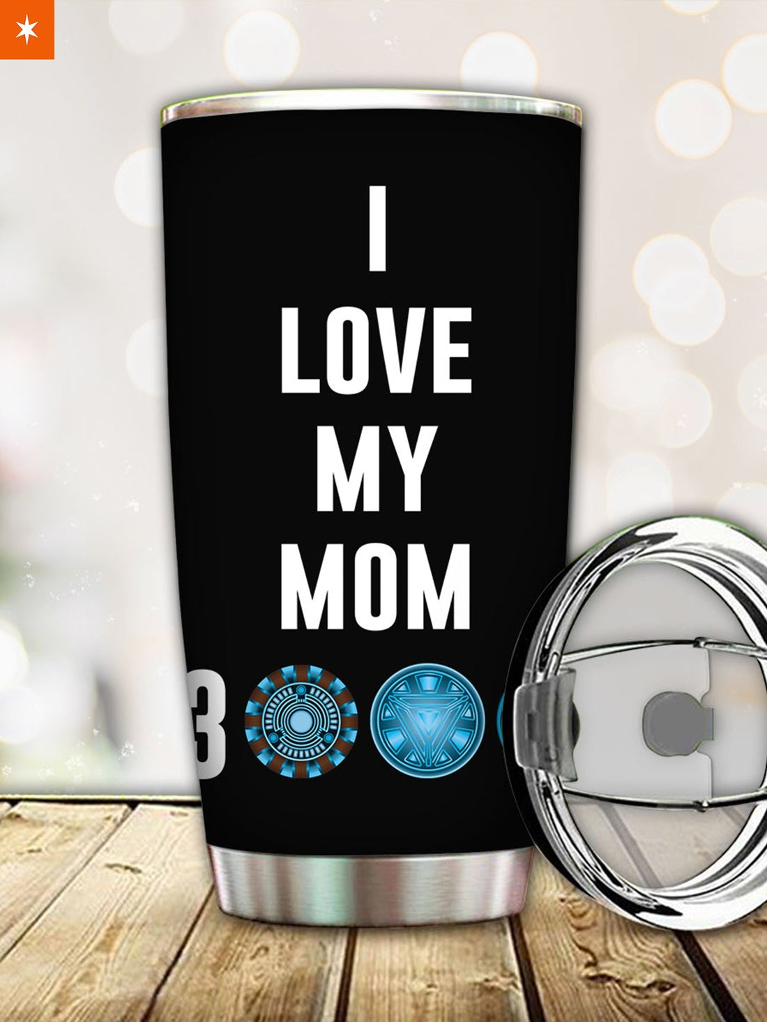 Fandomaniax - Personalized I love my Mom 3000 Tumbler