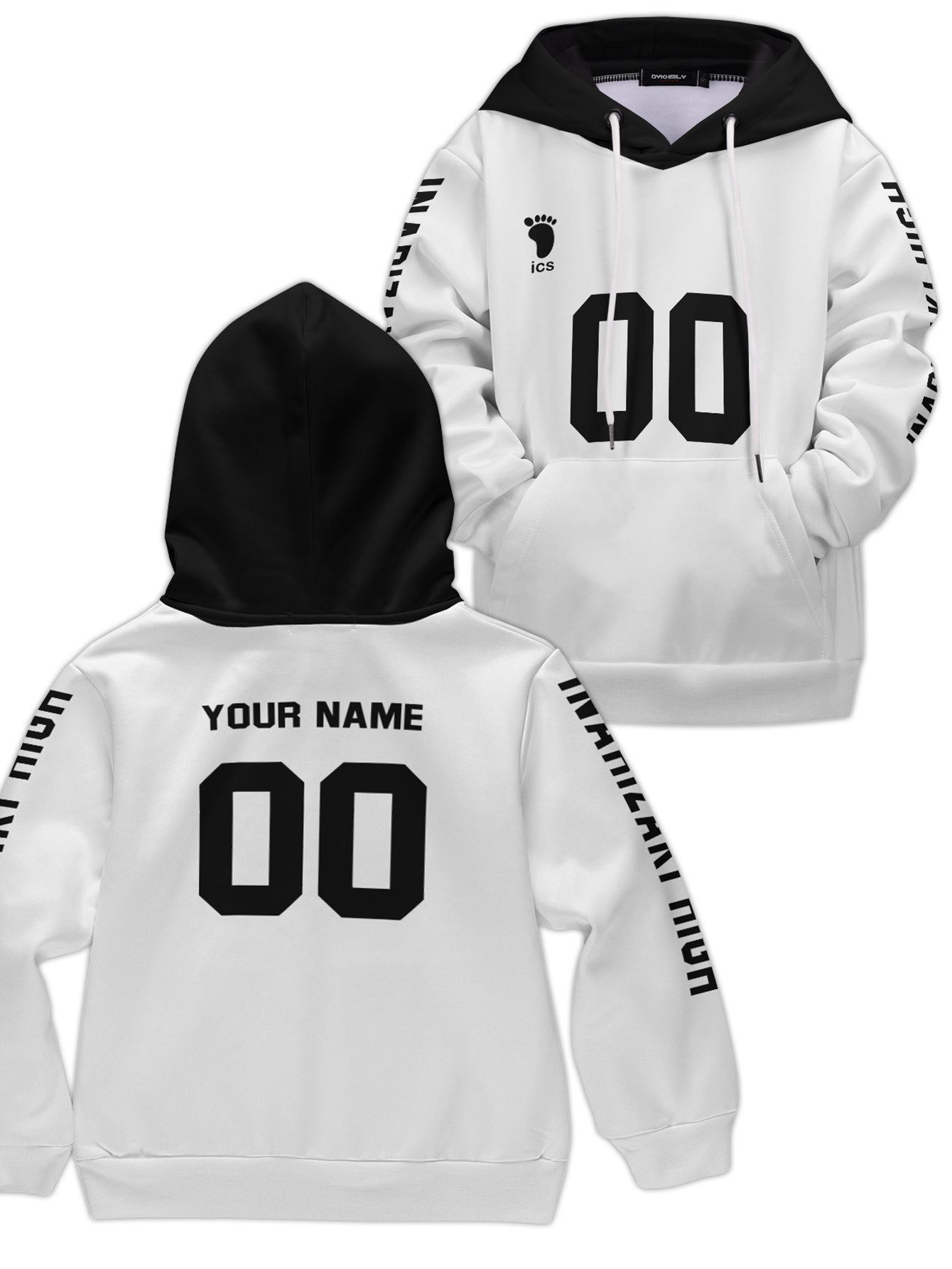 Fandomaniax - Personalized Inarizaki Libero Kids Unisex Pullover Hoodie