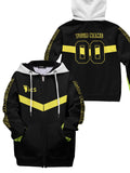 Fandomaniax - Personalized Itachiyama Libero Kids Unisex Zipped Hoodie