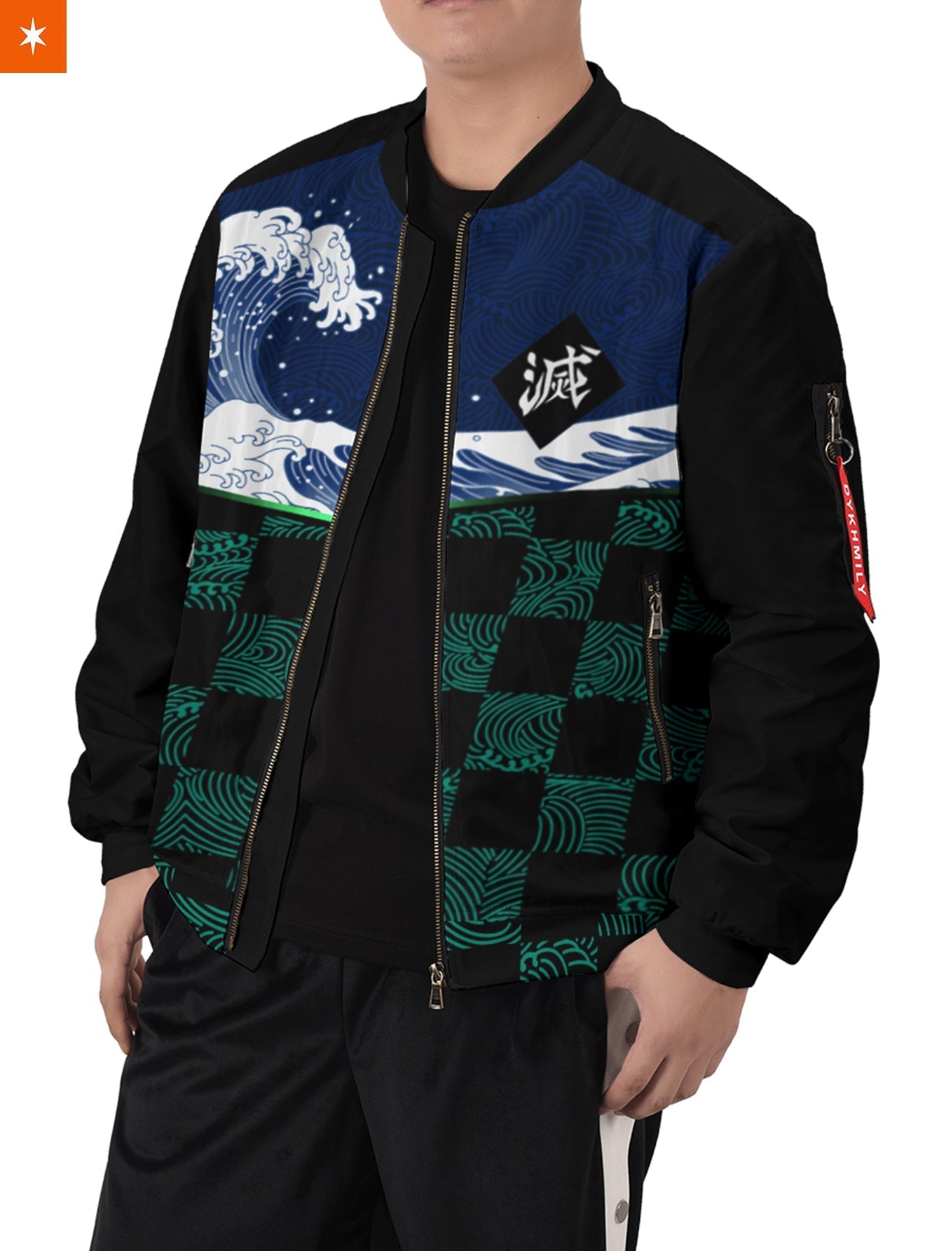 Fandomaniax - Personalized Kamado Tanjiro Bomber Jacket