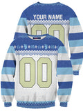 Fandomaniax - Personalized Kamomedai Christmas Unisex Wool Sweater