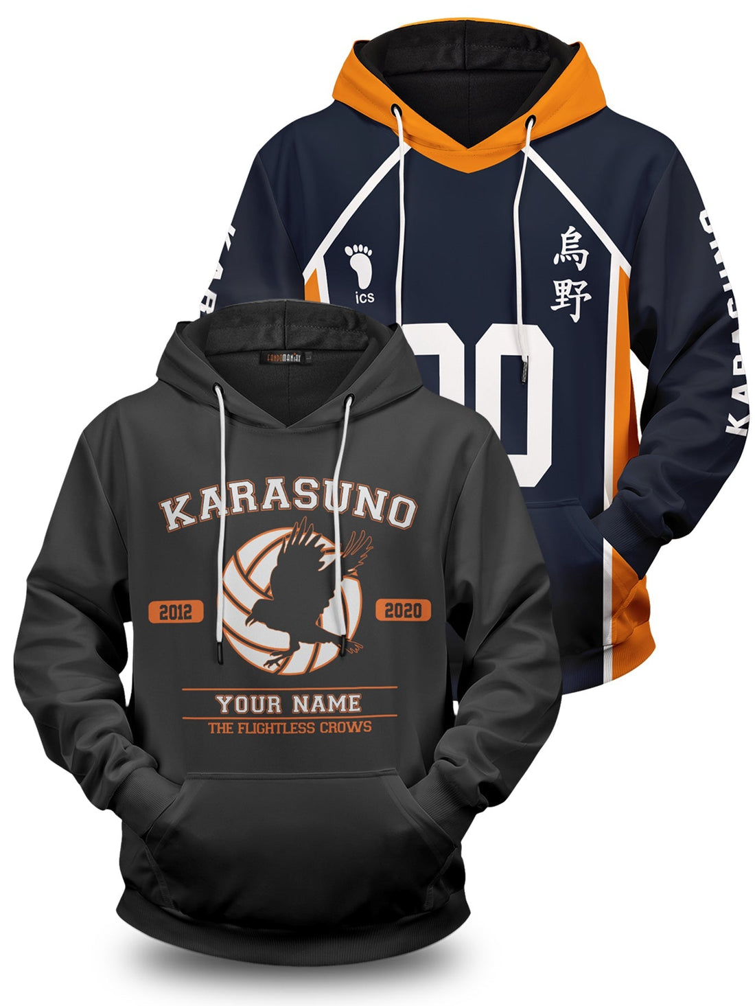 Fandomaniax - Personalized Karasuno Flightless Crow Bundle