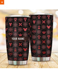 Fandomaniax - Personalized Khearts Pattern Tumbler