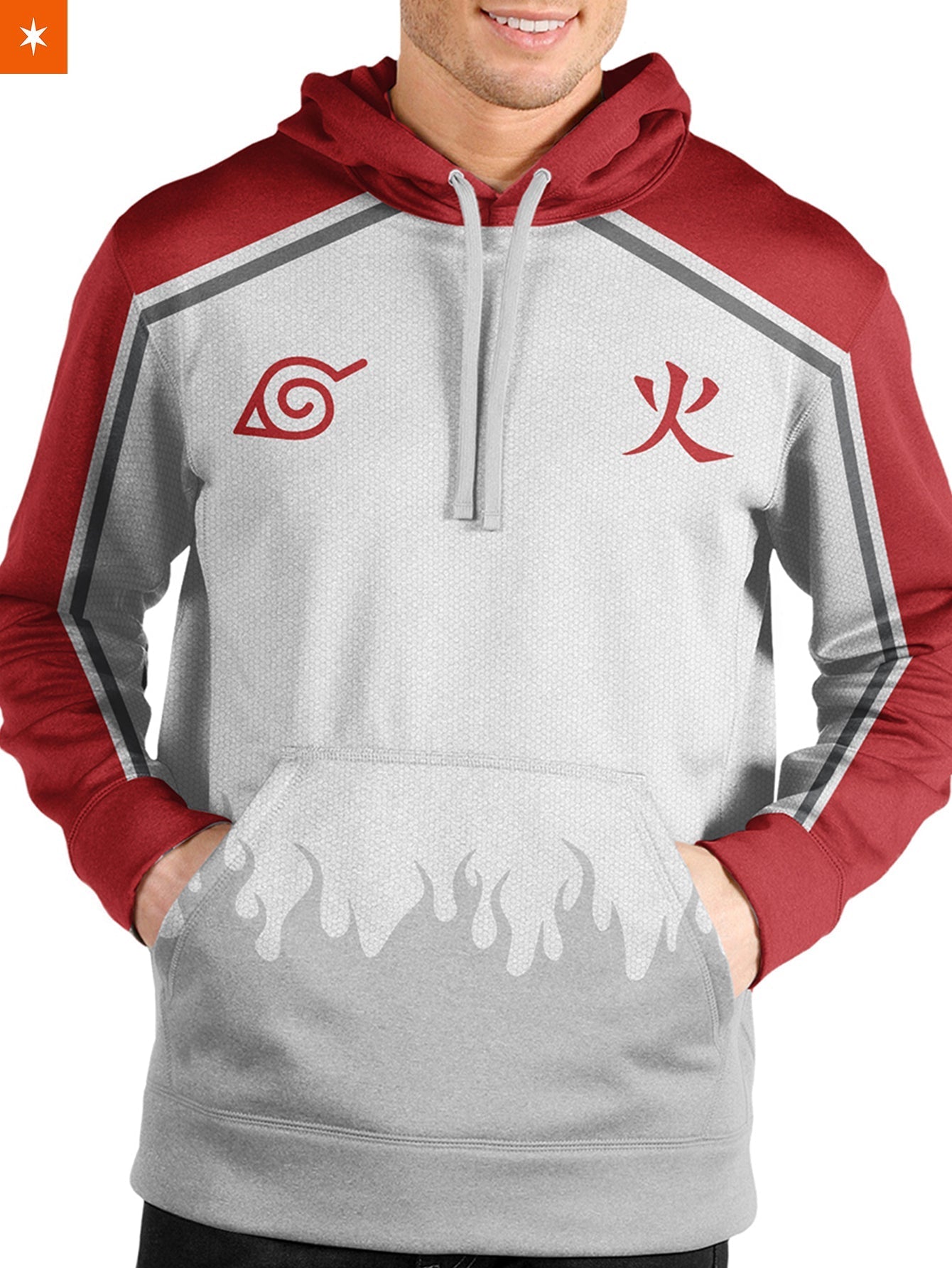 Fandomaniax - Personalized Konoha Hokage Unisex Pullover Hoodie