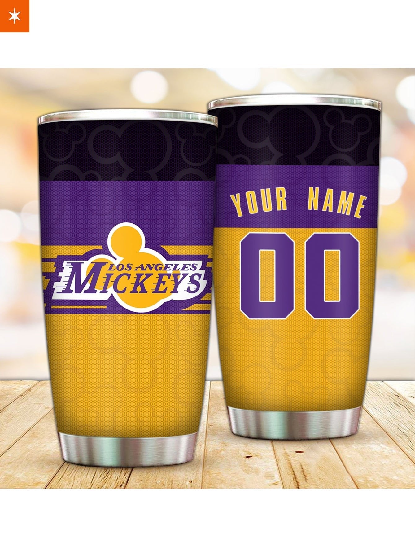 Fandomaniax - Personalized Los Angeles Mickeys Tumbler