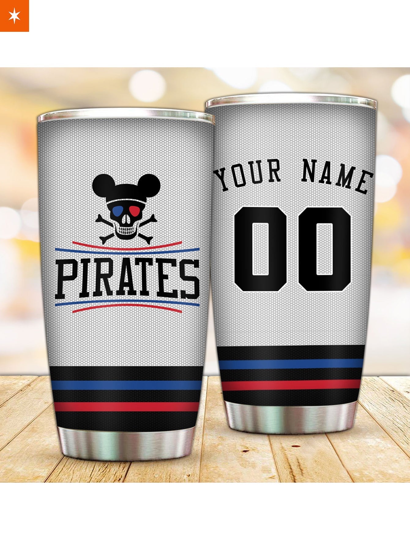 Fandomaniax - Personalized Los Angeles Pirates Tumbler