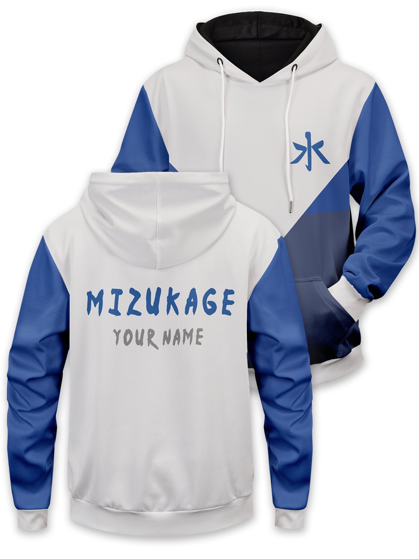 Fandomaniax - Personalized Mizukage Unisex Pullover Hoodie