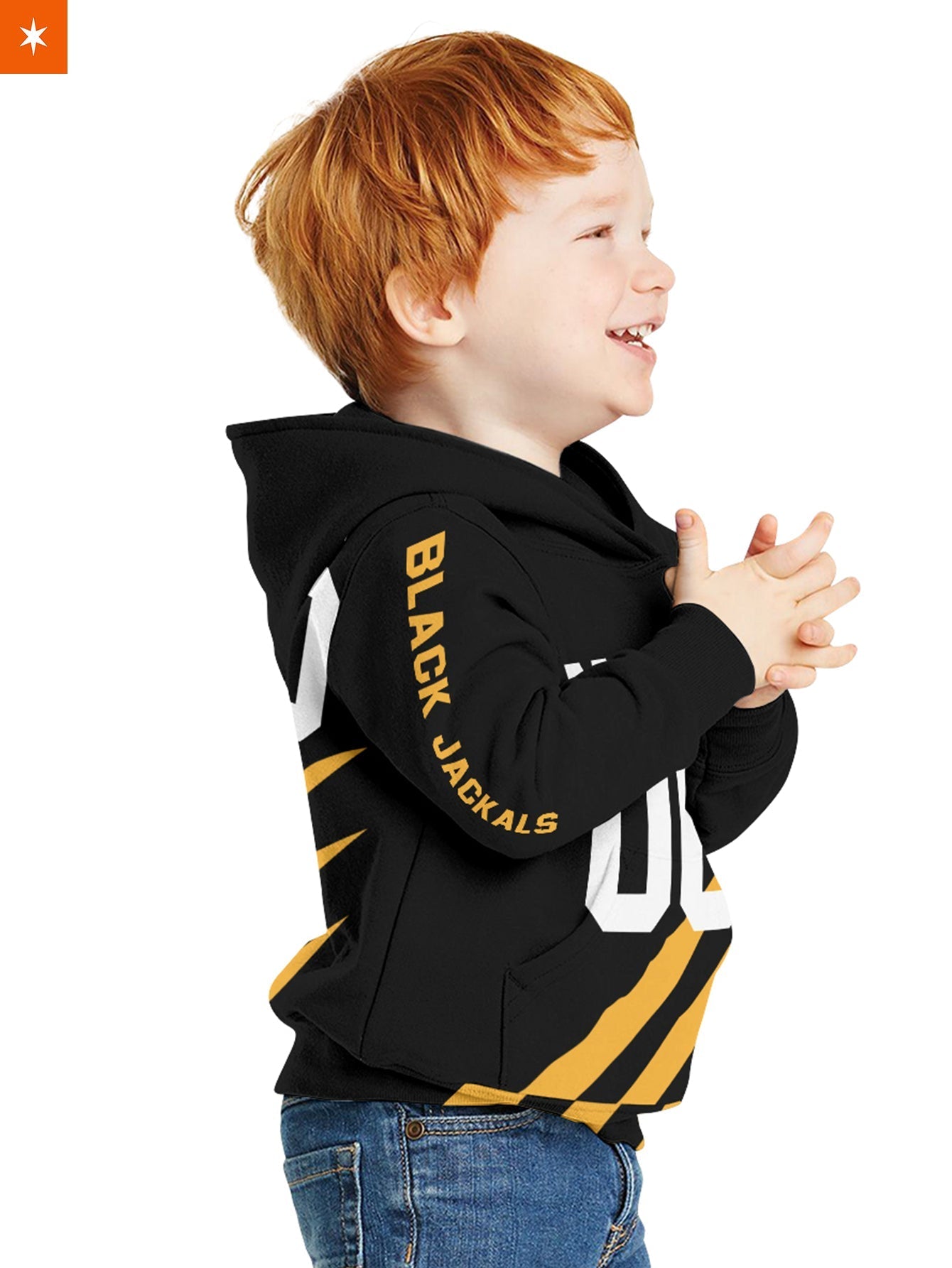 Fandomaniax - Personalized MSBY Black Jackals Kids Unisex Pullover Hoodie