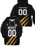 Fandomaniax - Personalized MSBY Black Jackals Kids Unisex Pullover Hoodie